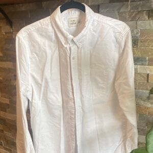 Flint and Tinder/Huckberry White Casual Button Down Shirt
